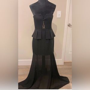 BCBG Max Azria strapless evening strapless